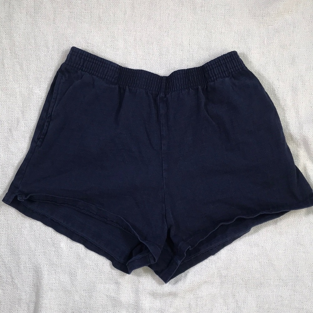 los angeles apparel navy shorts